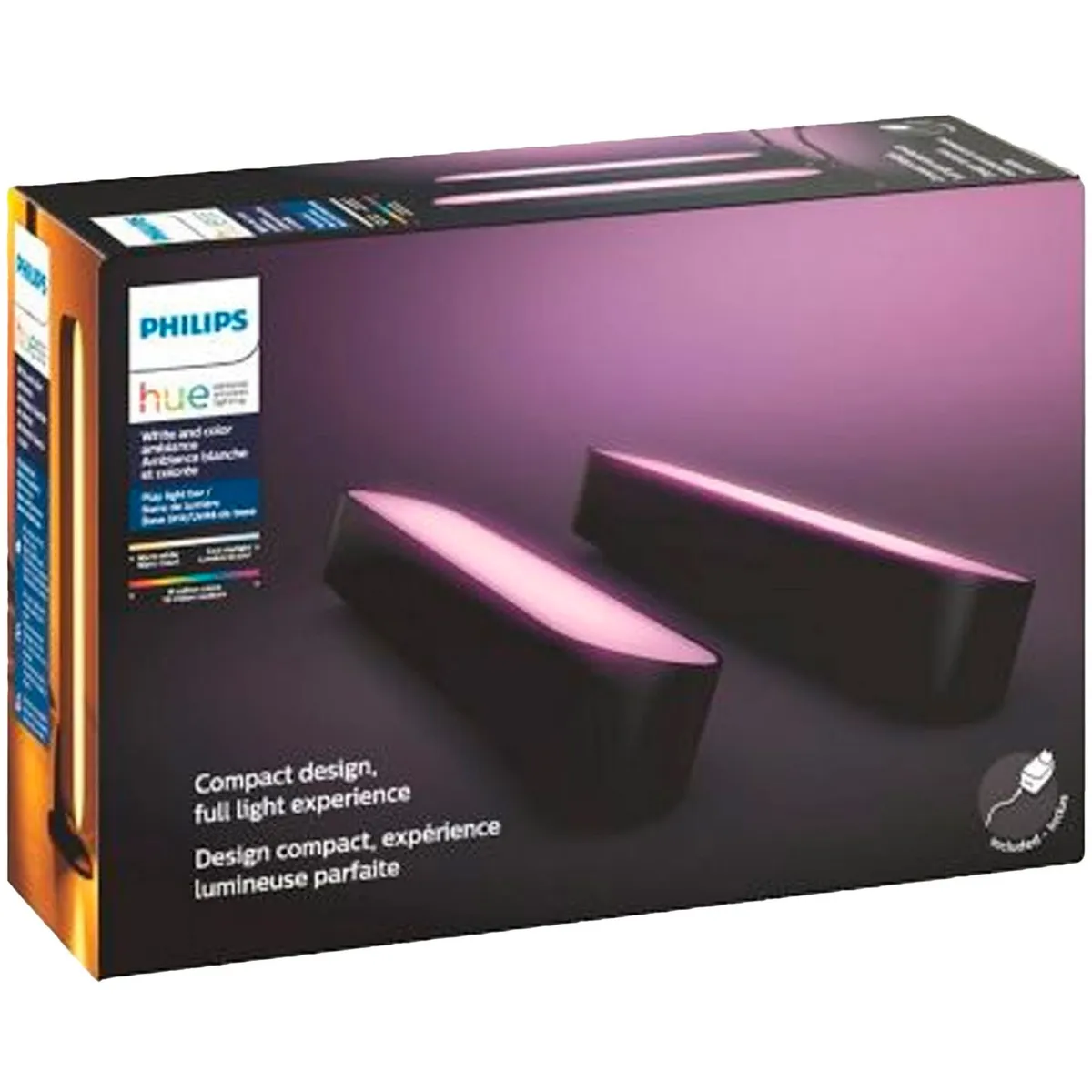 PHILIPS - Barra led Inteligente Philips Hue Play Color x2