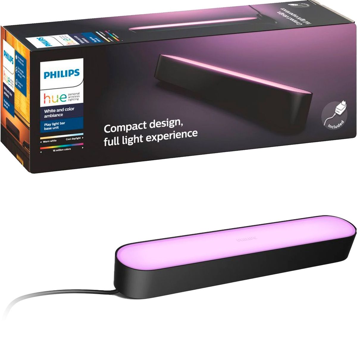 PHILIPS - Barra led Inteligente Philips Hue Extensión Play Color