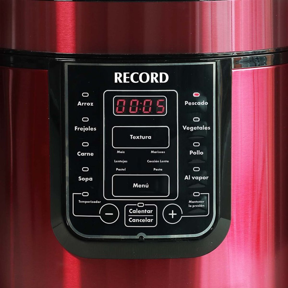 RECORD - Record Multi-Olla Rápida 6L - 14 en 1 - Roja