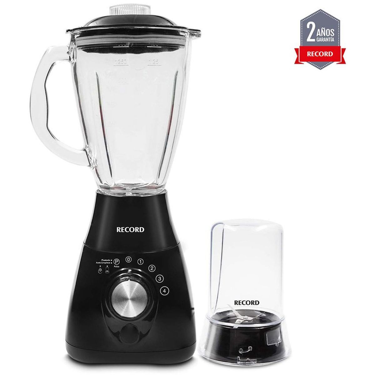 RECORD - Record Licuadora 15L 4Vel  Pulsador Negra