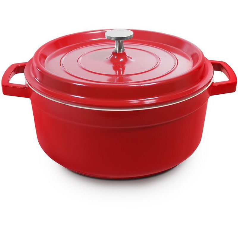 RECORD - Record Olla Gourmet Rojo Aluminio Fundido Cerámico N°24