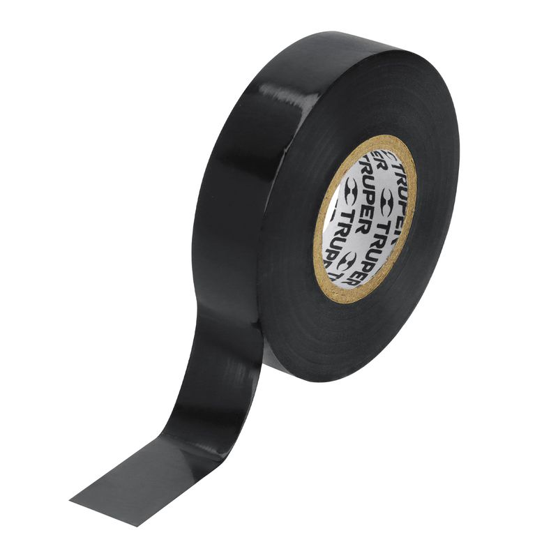 TRUPER - Cinta aislante COLORES truper 19mm x 9m NEGRO