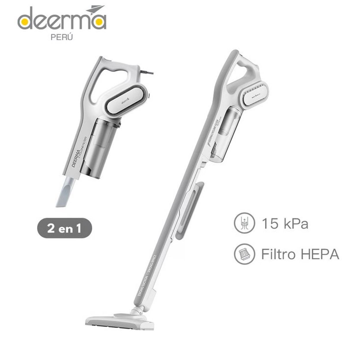 DEERMA - Aspiradora 2 en 1 Multifuncional Pro DX700 600W
