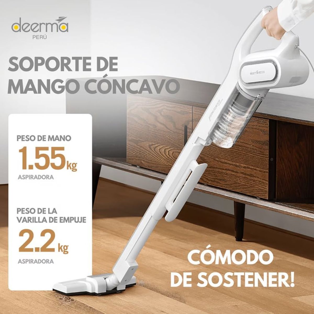 DEERMA - Aspiradora 2 en 1 Multifuncional Pro DX700 600W