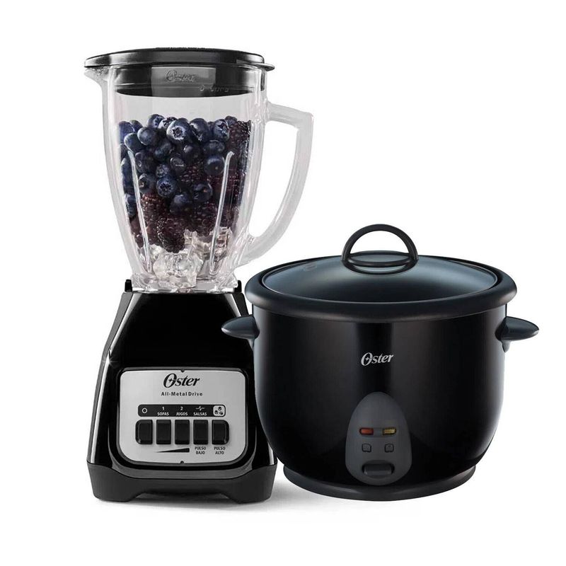 OSTER - Combo Oster Licuadora BLSTKAG-BPB  2 Vel-pulso +Olla
