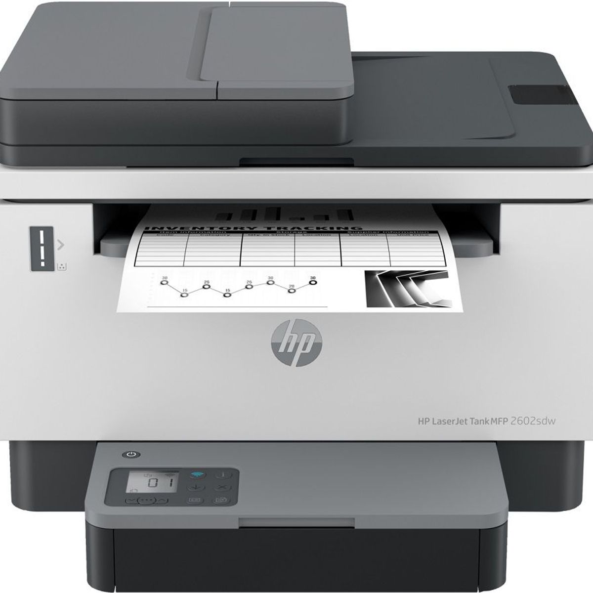 HP - Impresora Multifuncional HP LaserJet Tank MFP 2602sdw-Monocromatica
