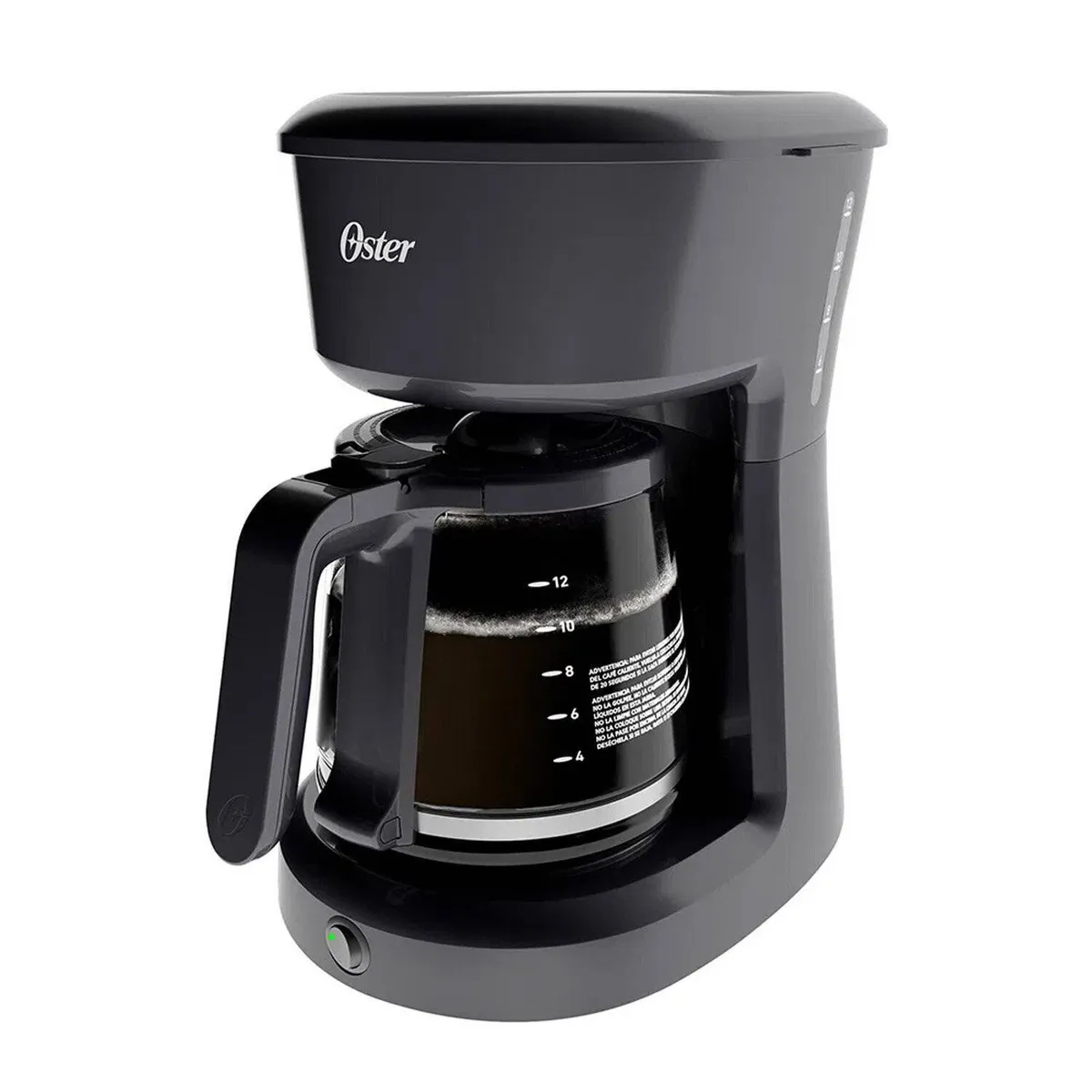 OSTER - Cafetera Oster 12 Tazas con Filtro Permanente BVSTDCS12B