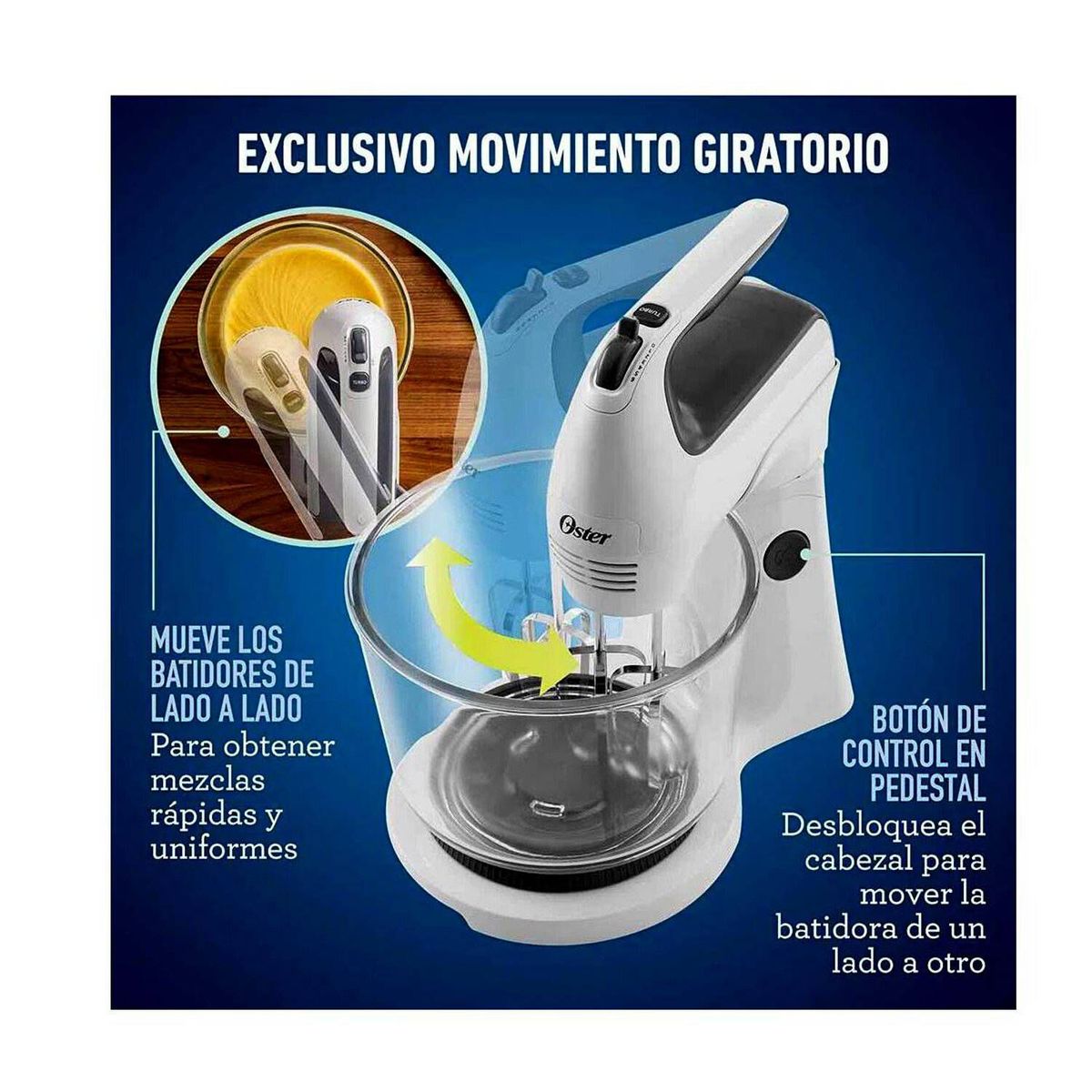OSTER - Batidora de Mano Pedestal Oster FPSTHS3611 250w
