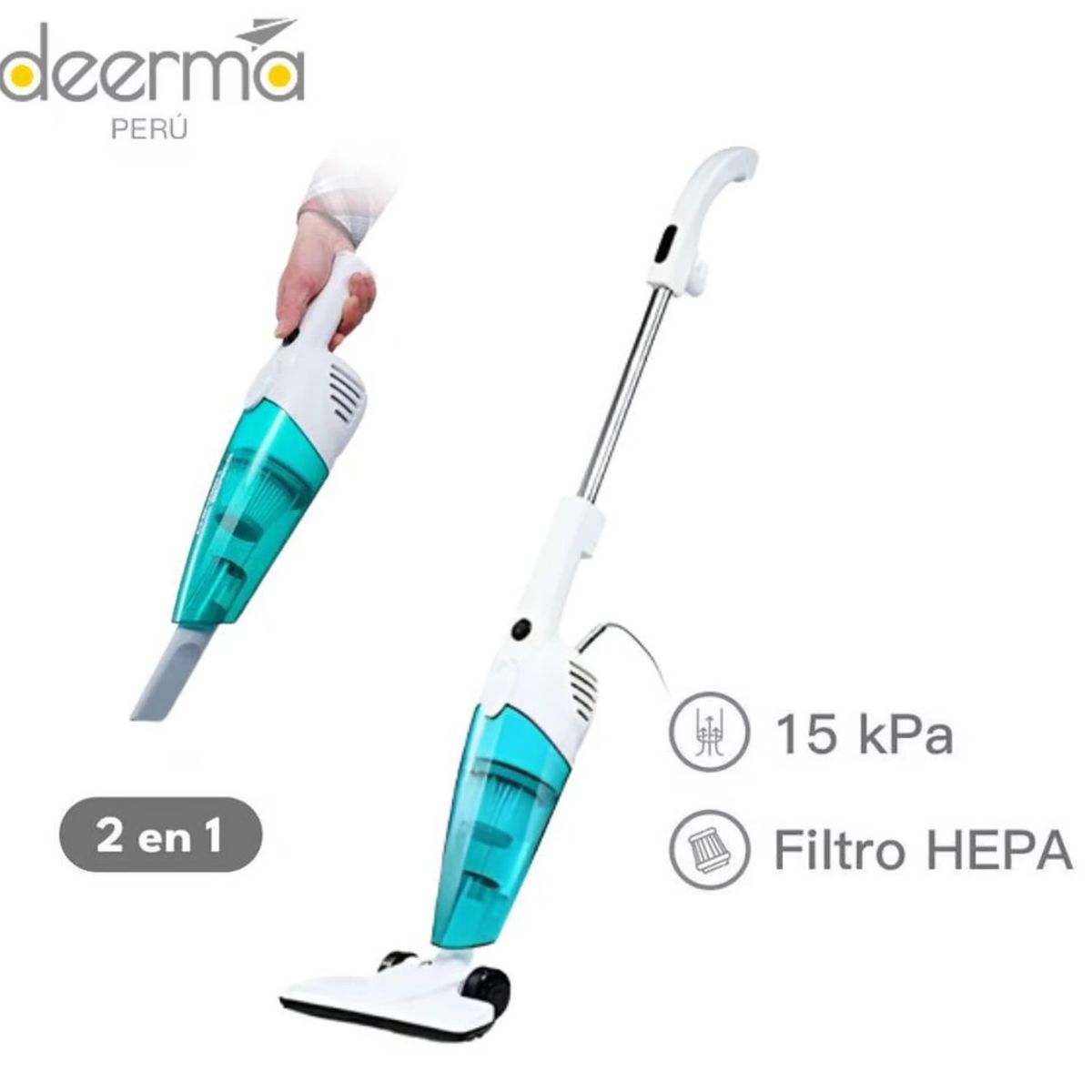 DEERMA - Aspiradora Vertical Multifuncional 2 en 1 Deerma DX118C