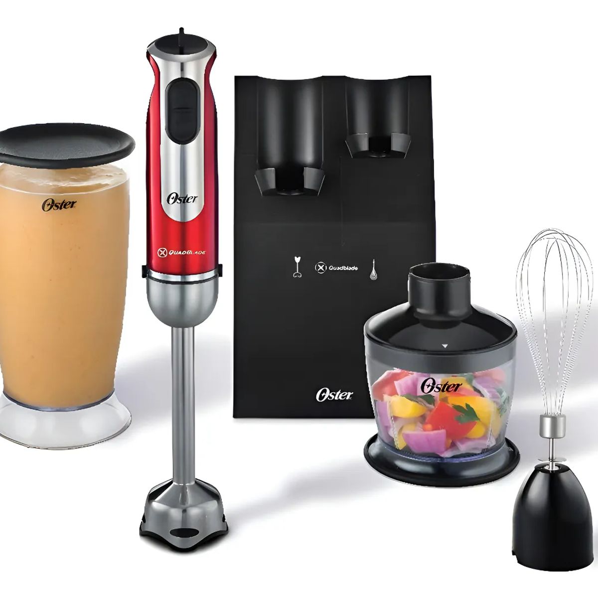 OSTER - Batidora de inmersión Oster FPSTHB2801051 con accesorios