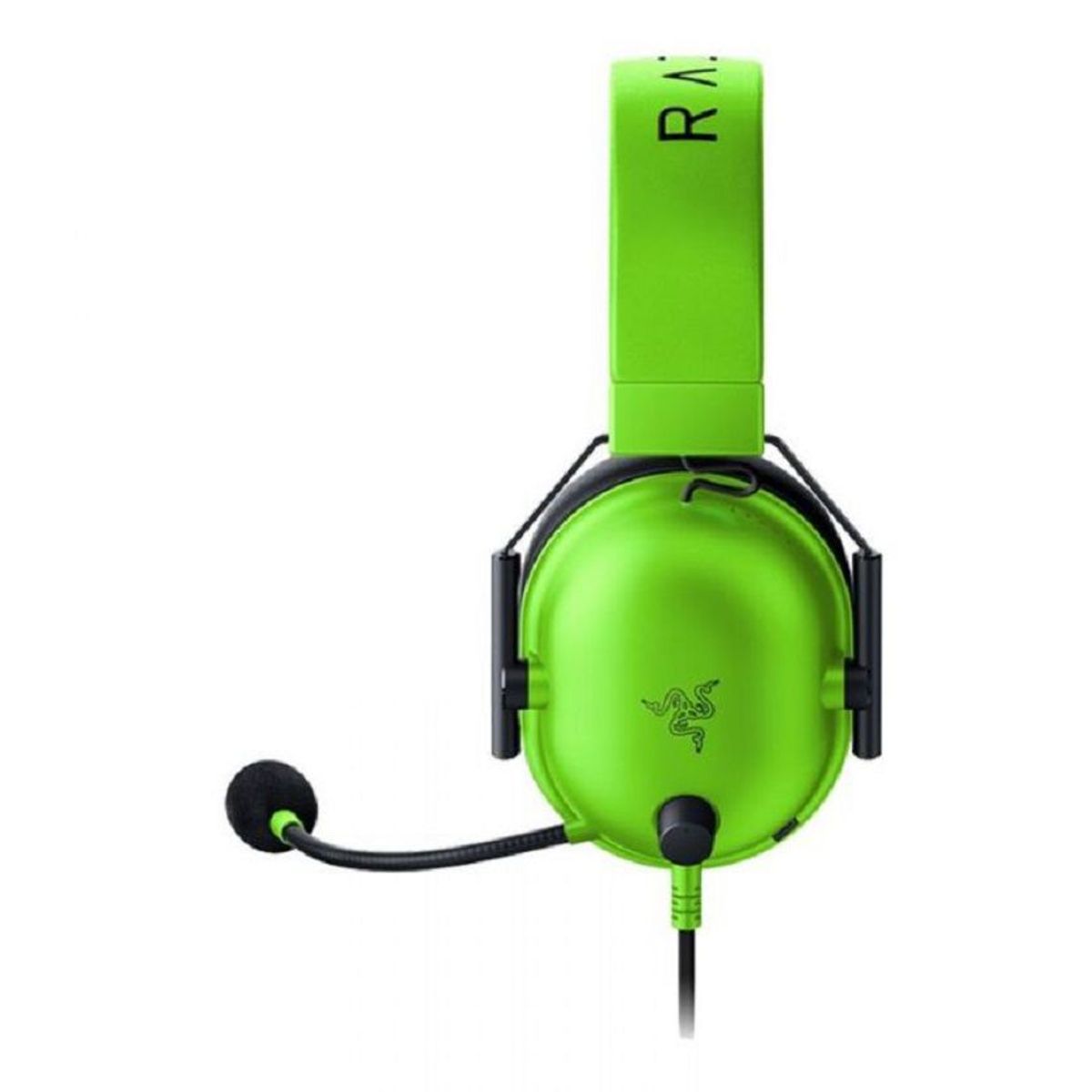 RAZER - Audifono Microfono Gamer Blackshark V2 Green Multiplataforma
