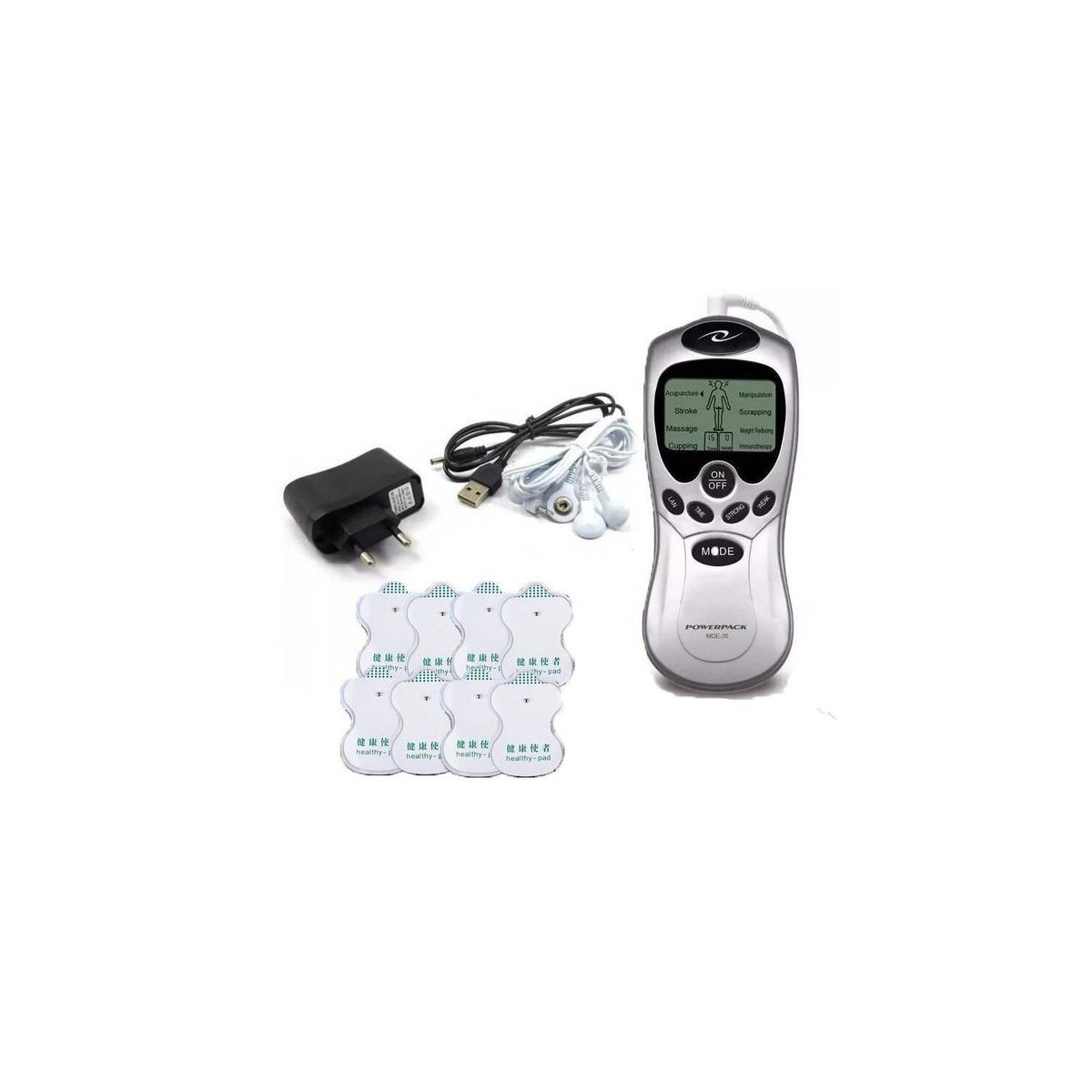 GENERICO - Electroestimulador Masajeador Teens 8 Parches