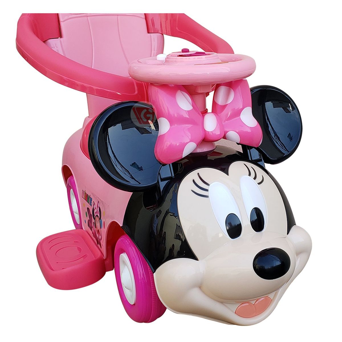 DISNEY BABY - Correpasillos Minnie con Guiador y Sombrilla MINNIE