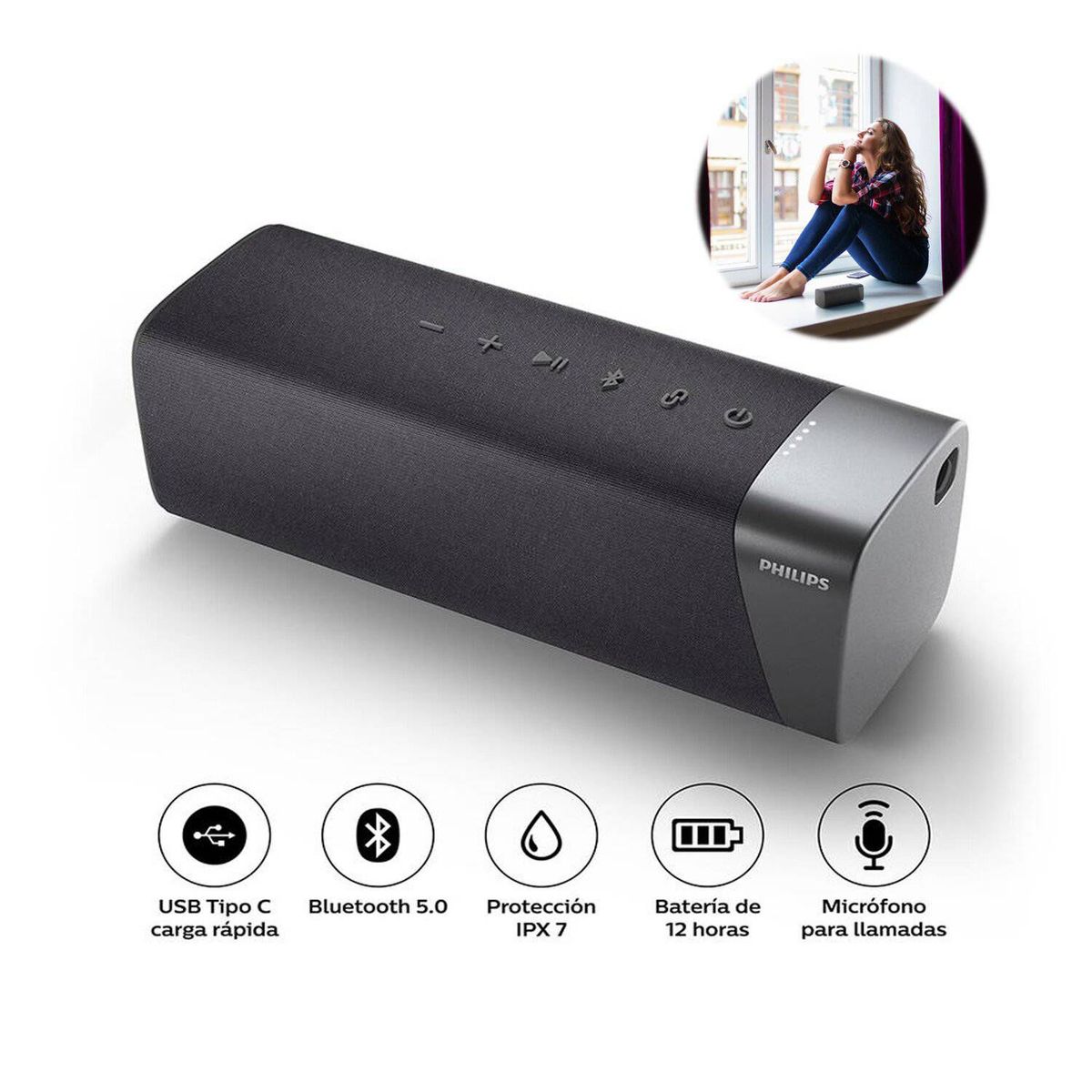 PHILIPS - PARLANTE INALAMBRICO PHILIPS TAS5505