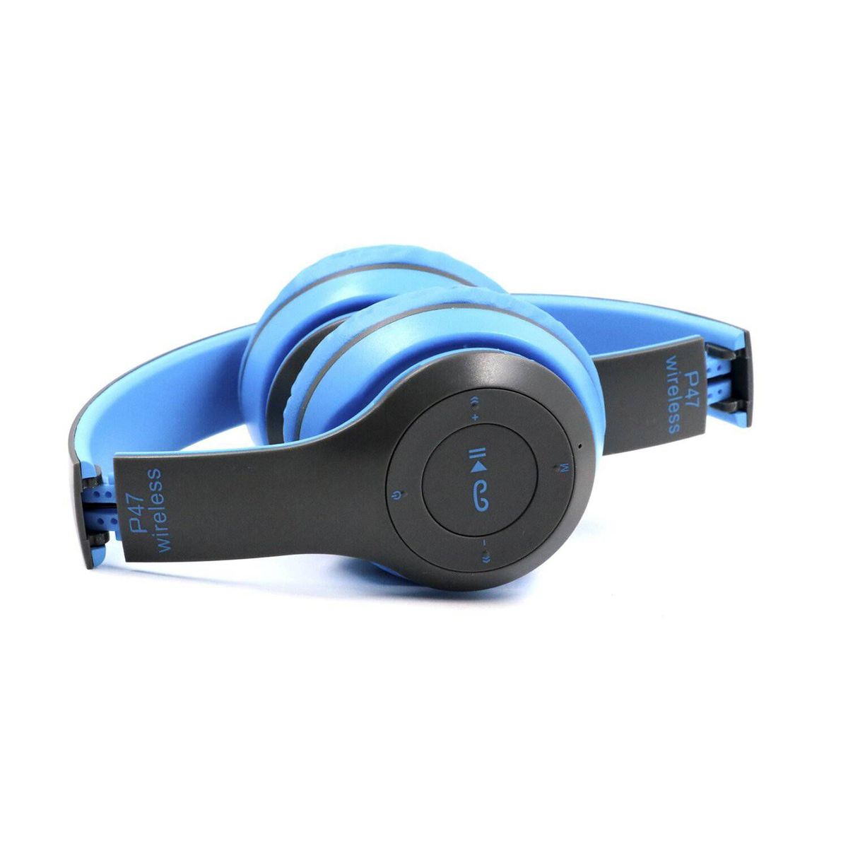 GENERICO - Audífono Inalámbrico BLUETOOTH WIRELESS 5.0 P47 Azul