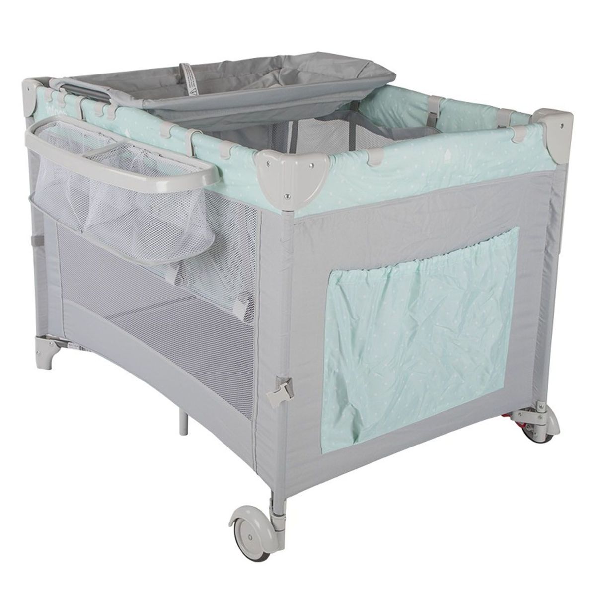 INFANTI - Corral Cuna Infanti Always Together Mint