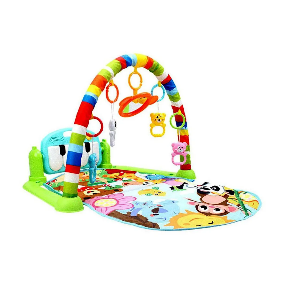 BABY KITS - Gimnasio Con Piano Para Patear Y Jugar Verde