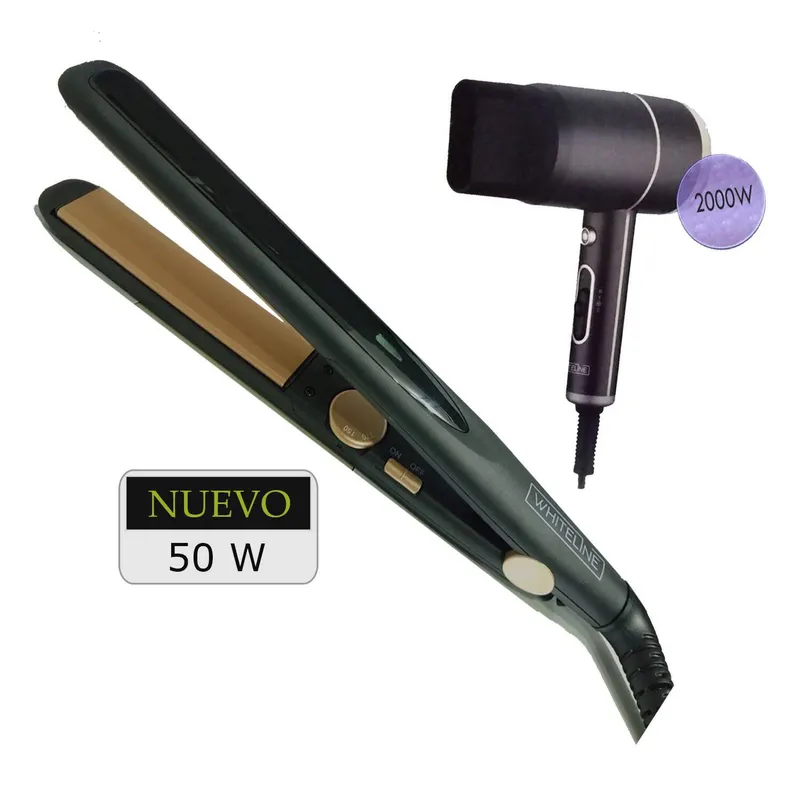 GENERICO - Plancha de Cabello Whiteline JL-6013t Secadora