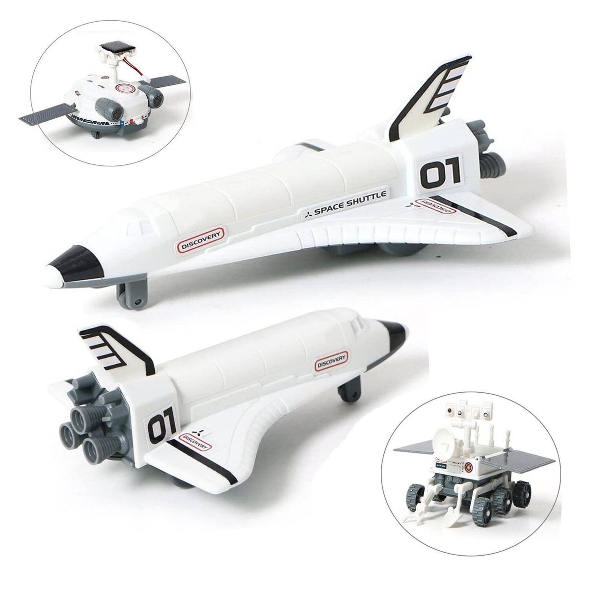 GENERICO - Kit de Robot Solar 3 en 1 Flota de Exploración