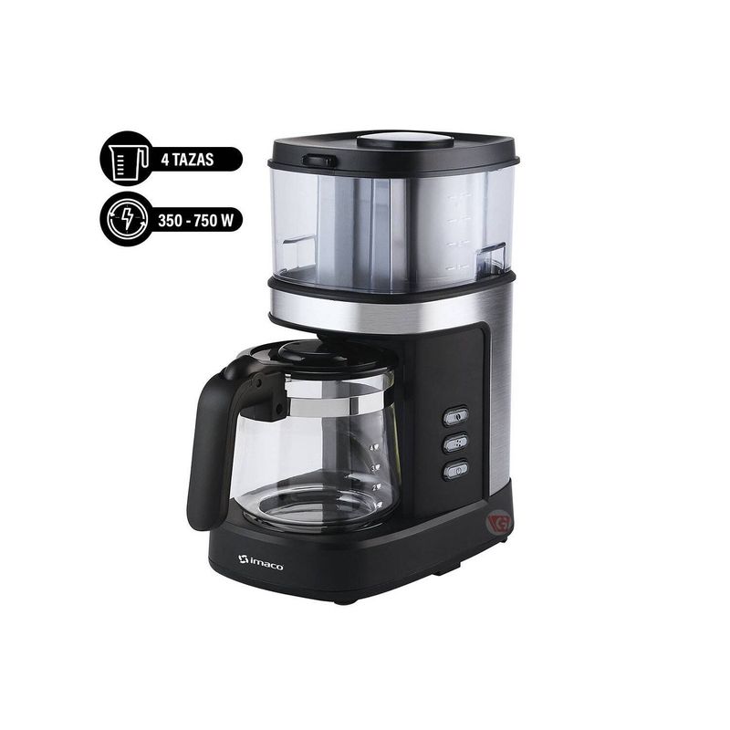 IMACO - Cafetera Con Moledor de Café ICMG4070 750W