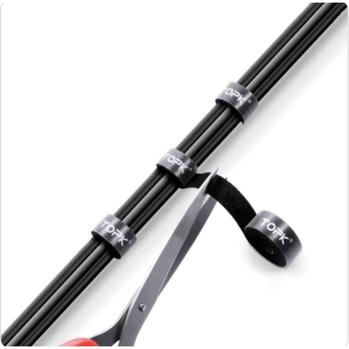 AURELA - Autoadhesivo con Velcro Organizador de Cables Topk