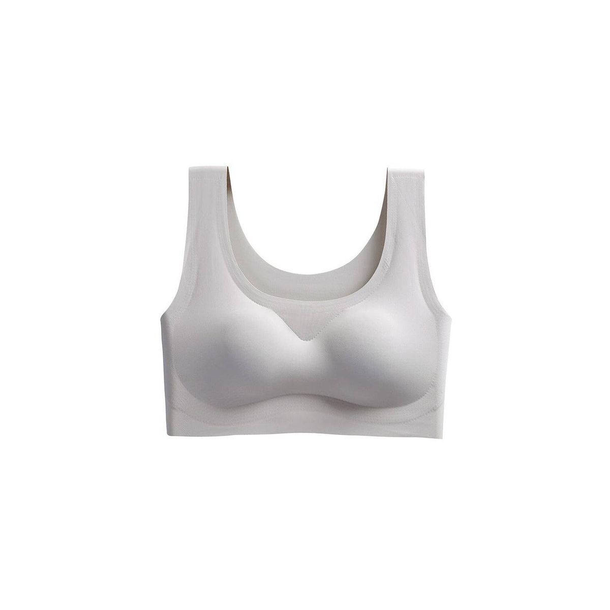 AURELA - Brasier Sostén Sin Costuras - Gris XL