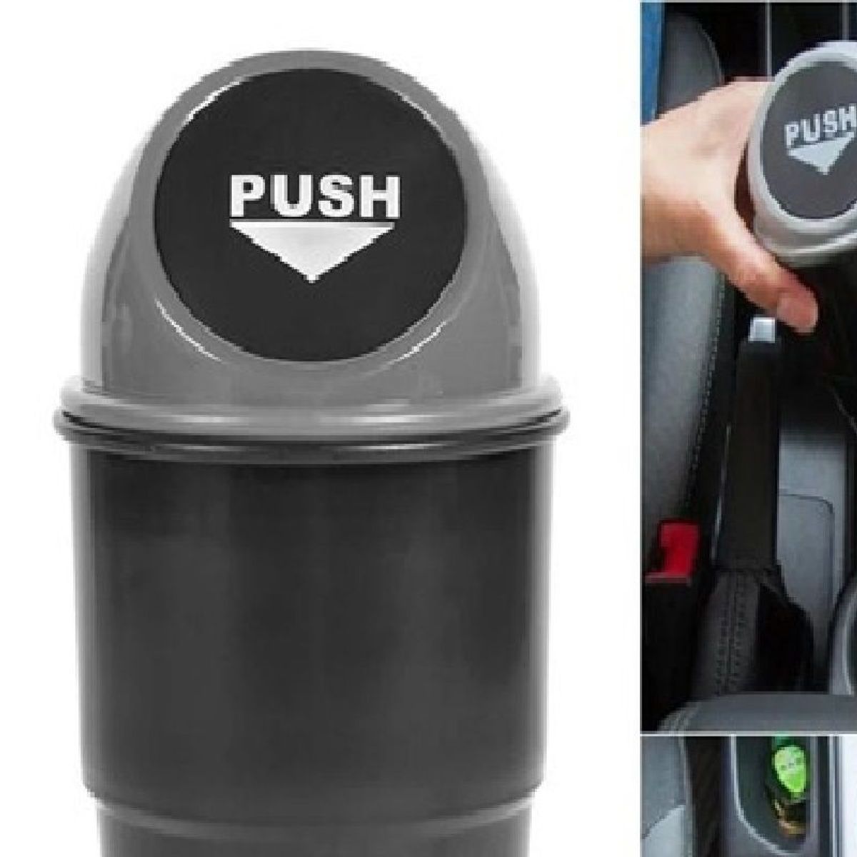 GENERICO - Mini Tacho Basurero Para Interior De Auto Camioneta Portátil