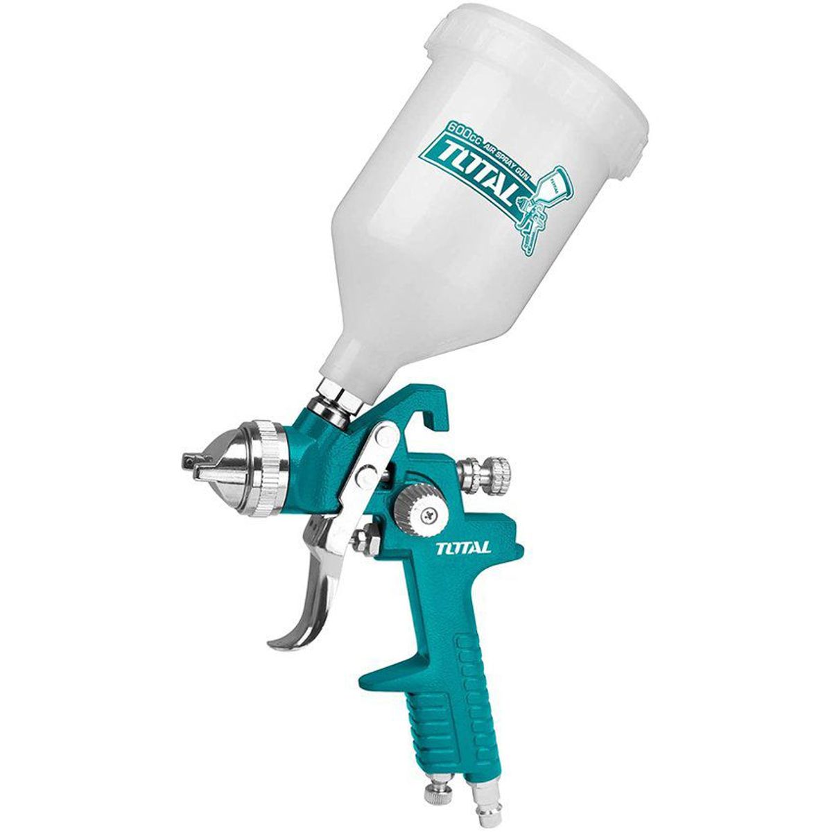 TOTAL TOOLS - PISTOLA DE PINTAR DE GRAVEDAD 600CC PULVERIZADORA TOTAL - TAT10601
