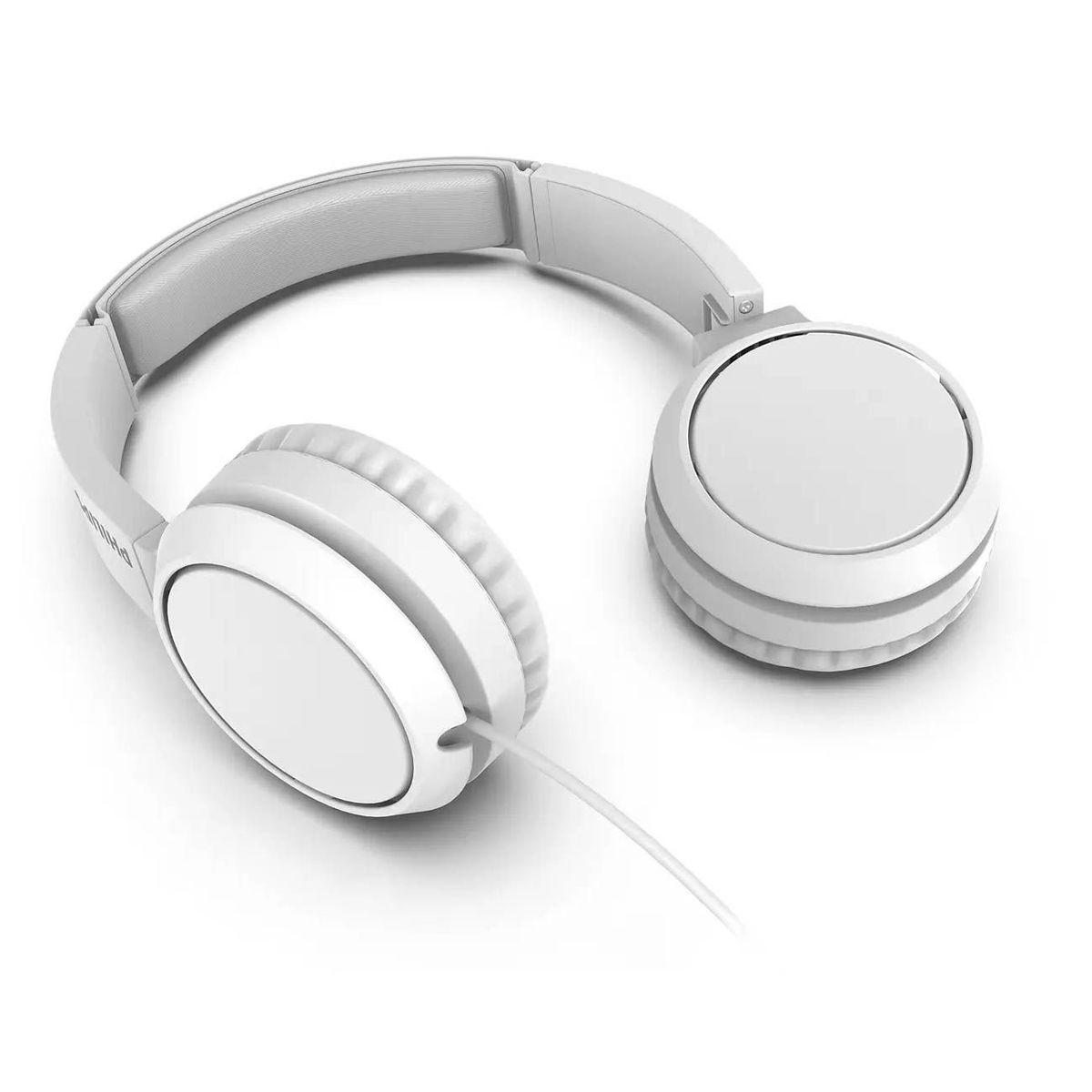 PHILIPS - Audífono CMicrof Philips TAH4105WT Extra bass plegable White