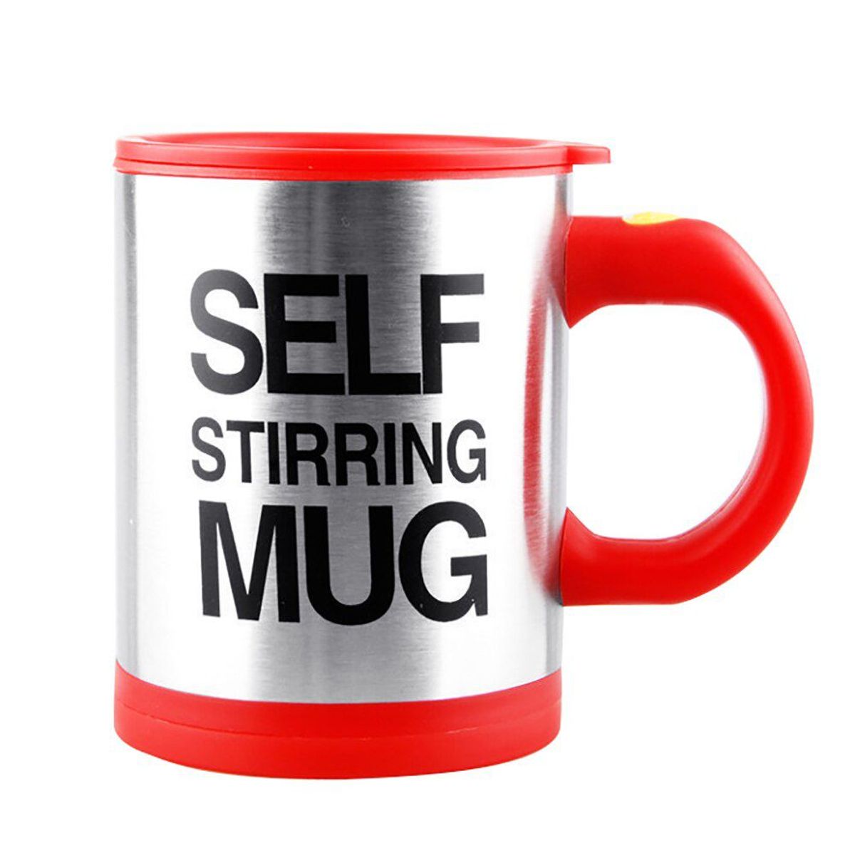 GENERICO - Taza Autoagitable Batidora Self Stirring Mug De Acero A Pila