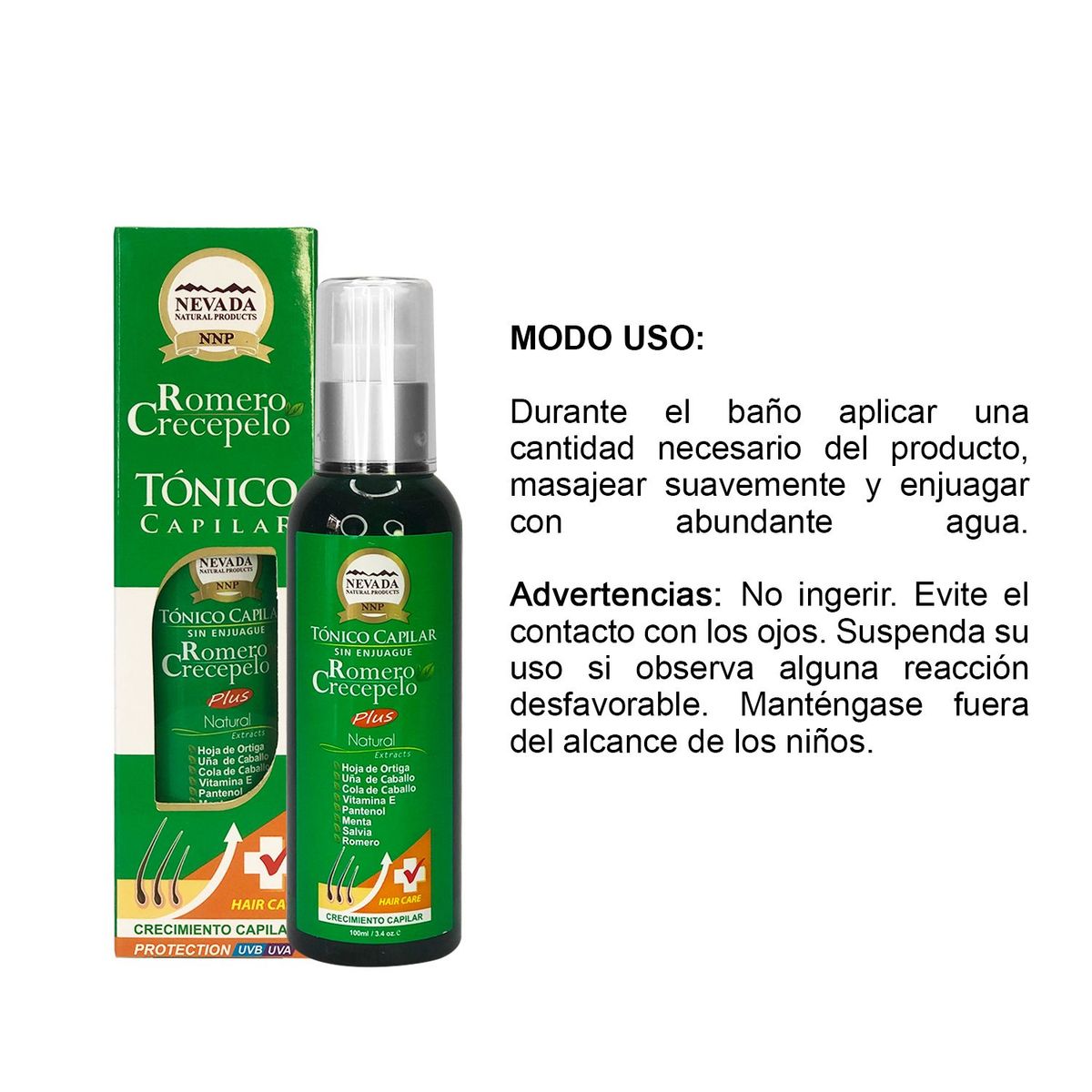 GENERICO - Romero Crecepelo Tónico Capilar  100ml_123