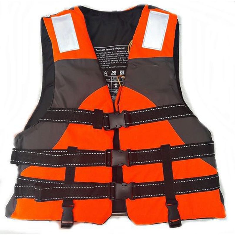 GRAVITAL - Chaleco Salvavidas con silbato Gravital sin cuello Naranja
