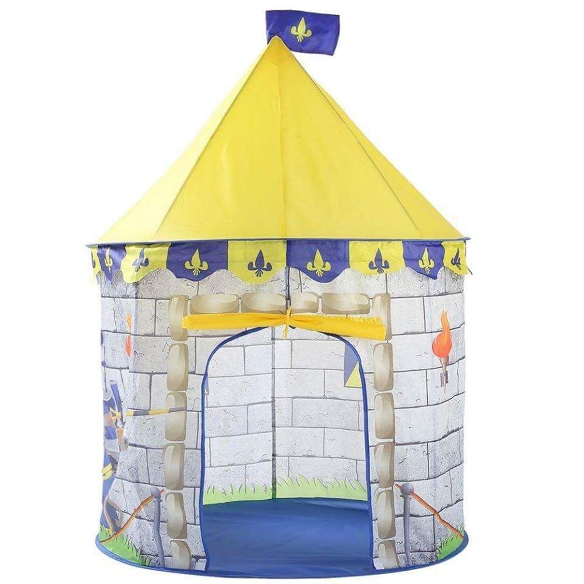 GENERICO - Carpa Castillo Casita Armable para Niños y Niñas Amarillo