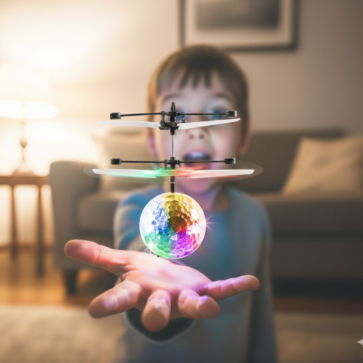 GENERICO - Juguete Mini Helicóptero con Sensor