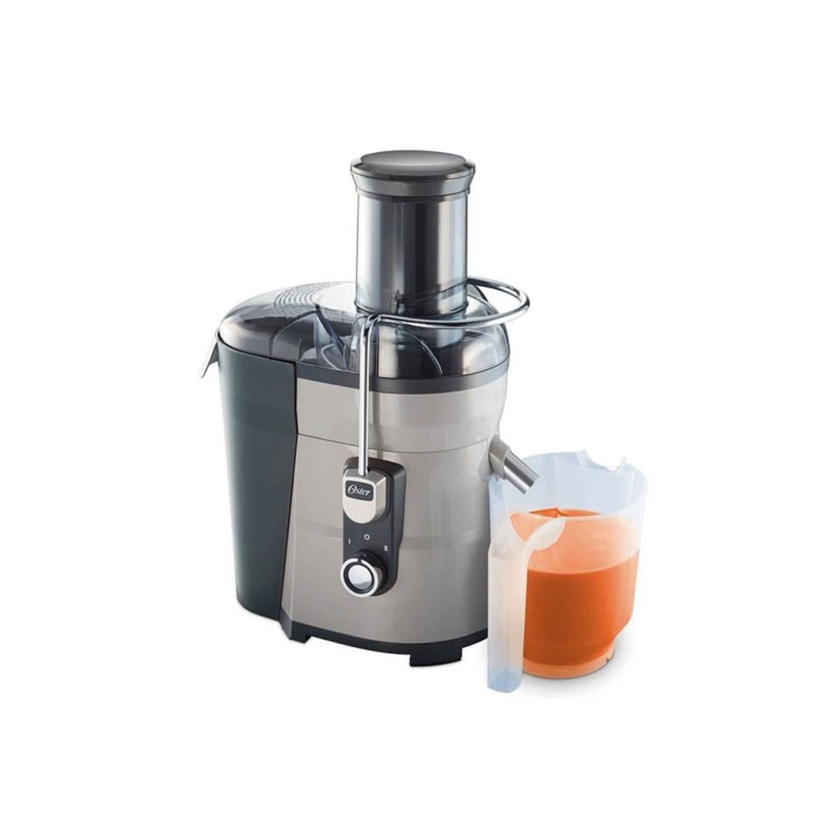 OSTER - Extractor de jugos Oster FPSTJE317S potencia 600 Watts - Plata