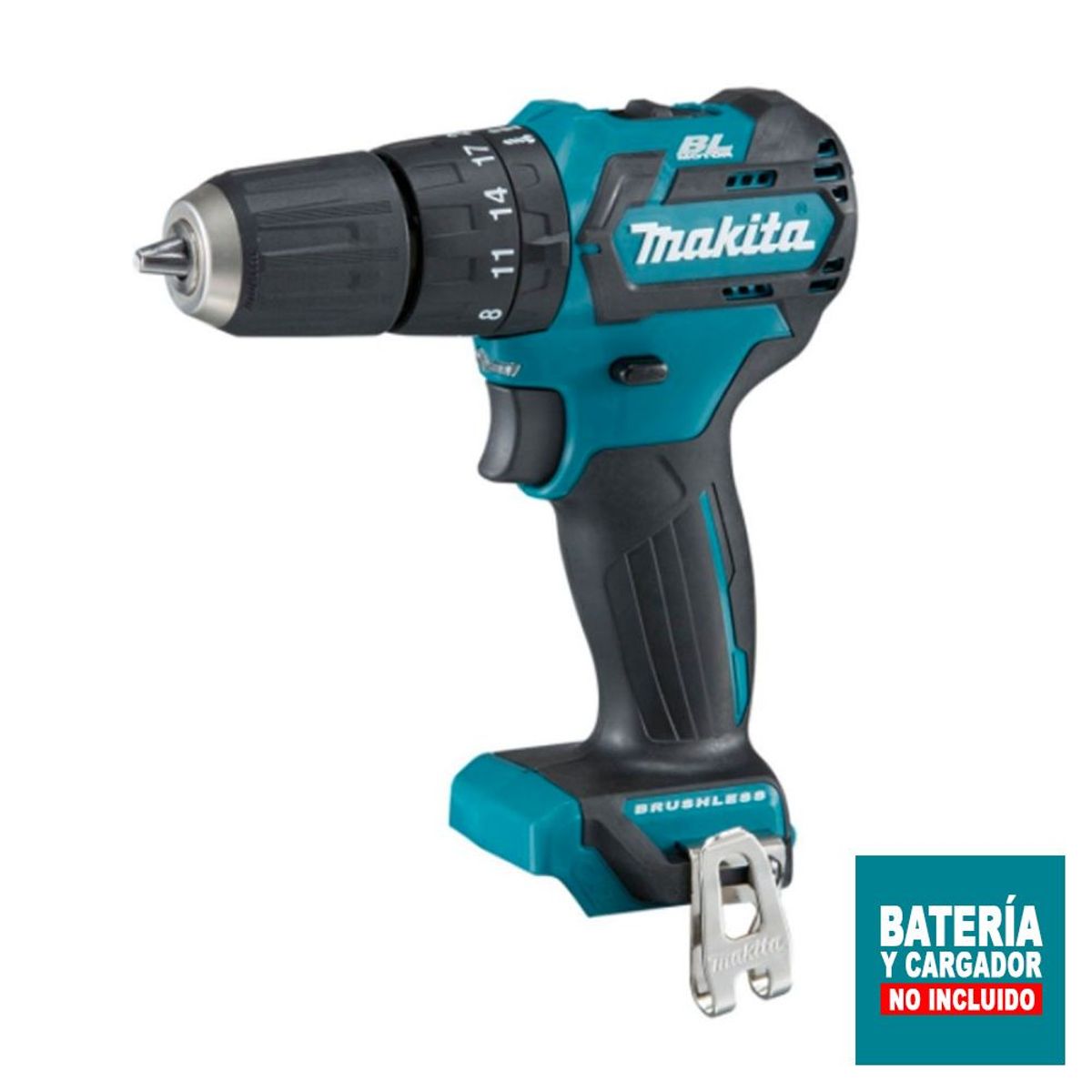 MAKITA - Taladro Percutor Makita HP332DZ 12V Brushless  3/8” 32Nm (Baretool)