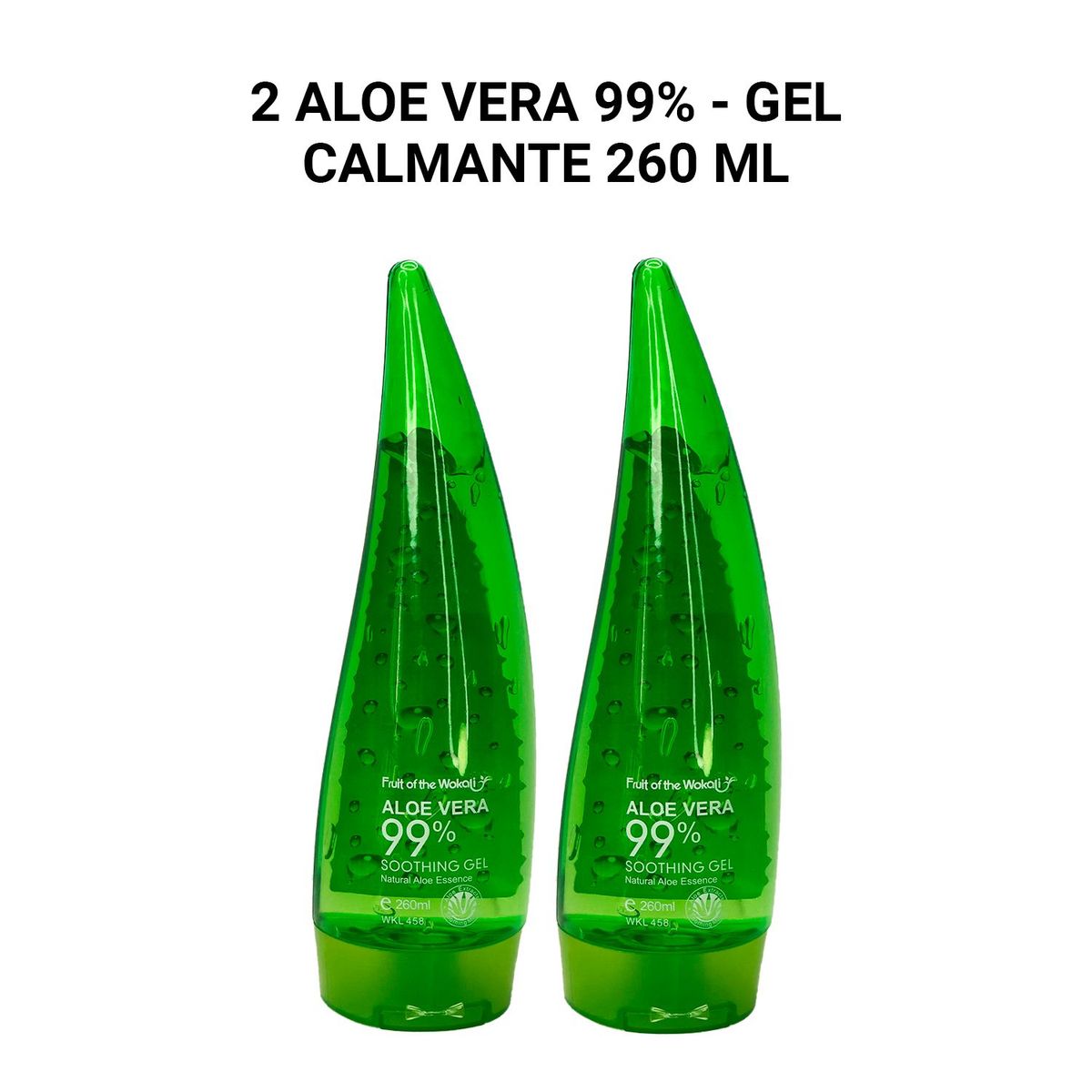 GENERICO - 2 Aloe Vera 99% - Gel Calmante 260ml.