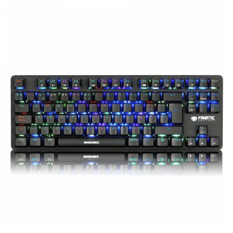 MICRONICS - Teclado Mecánico Micronics Fanatic Kratoss FK1008 RGB Tenkeyless