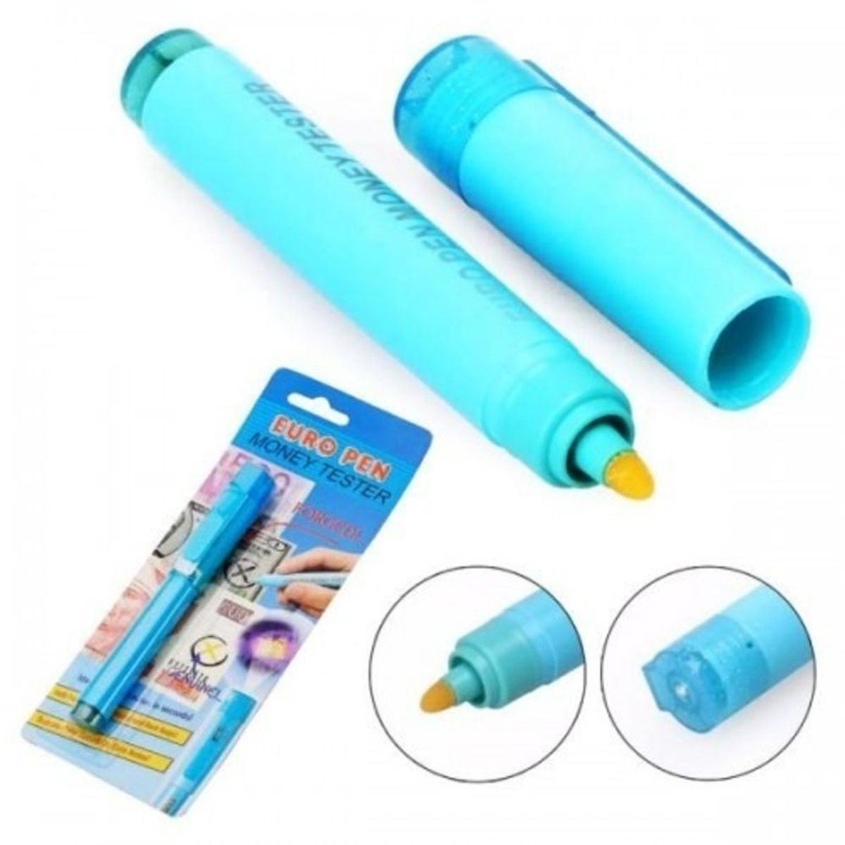 GENERICO - Plumon Detector De Billetes Falsos 1Pc