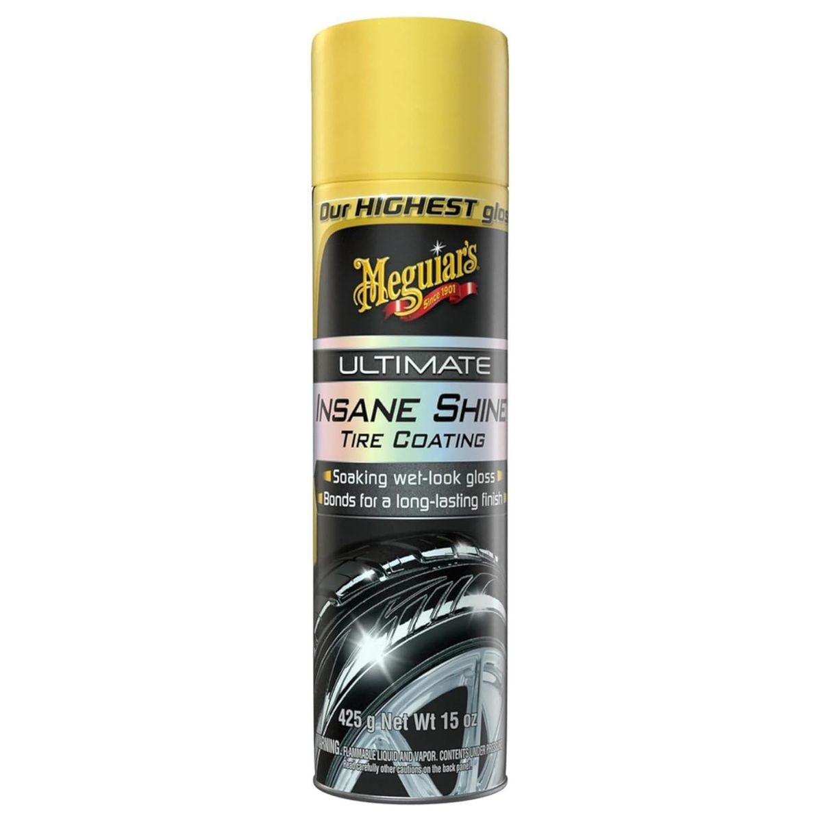 MEGUIARS - Meguiars Ultimate Insane Shine - G1903 Aerosol para Llantas