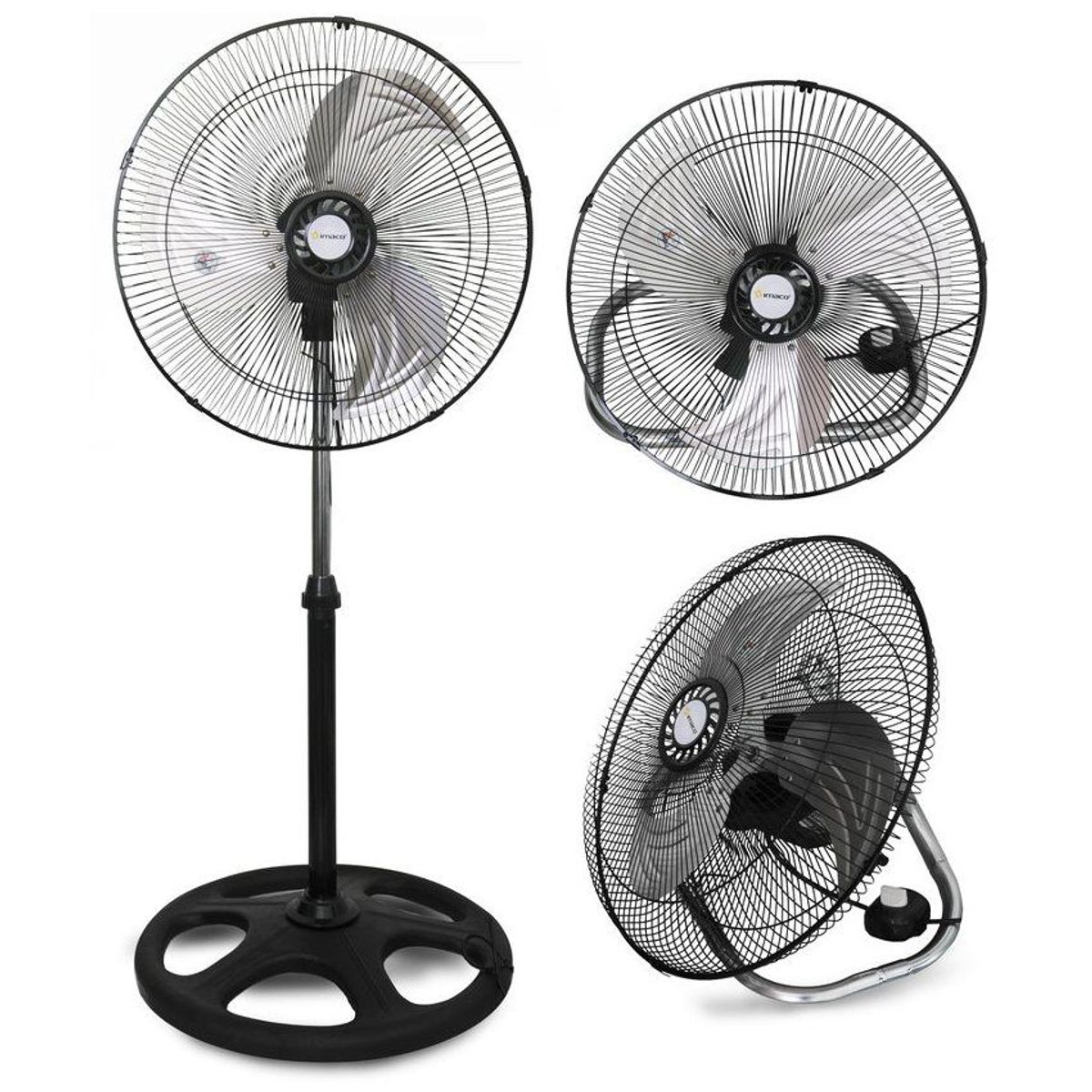 IMACO - Ventilador 3 en 1 de 18" imaco fsm370  - negro