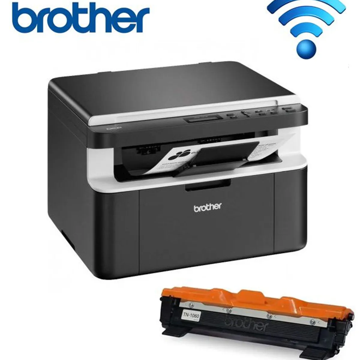 BROTHER - Impresora Brother DCP 1617NW -Wifi Laser Multifuncional Monocromatica