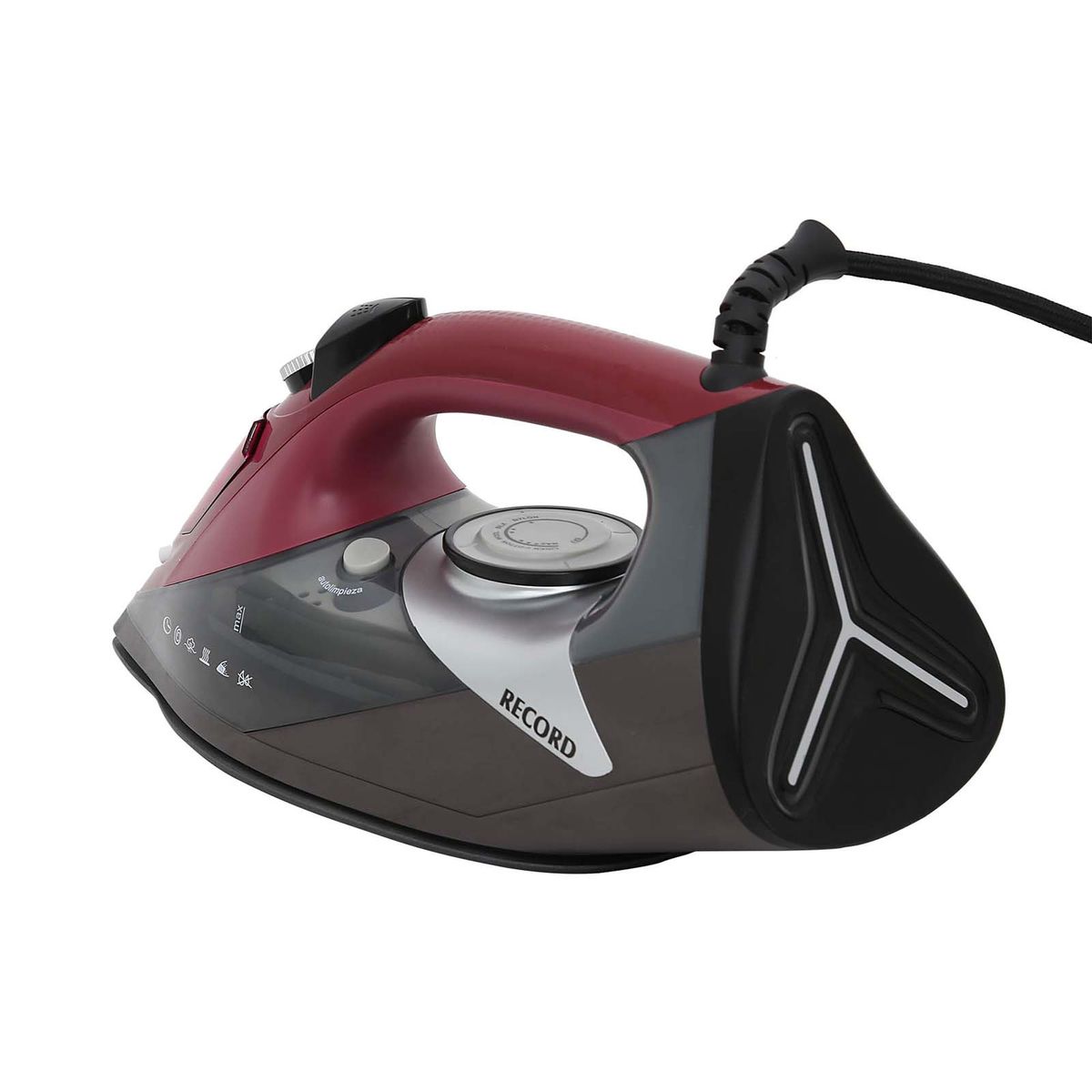 RECORD - Plancha de Vapor RECORD Antiadherente REC-CLPLR104