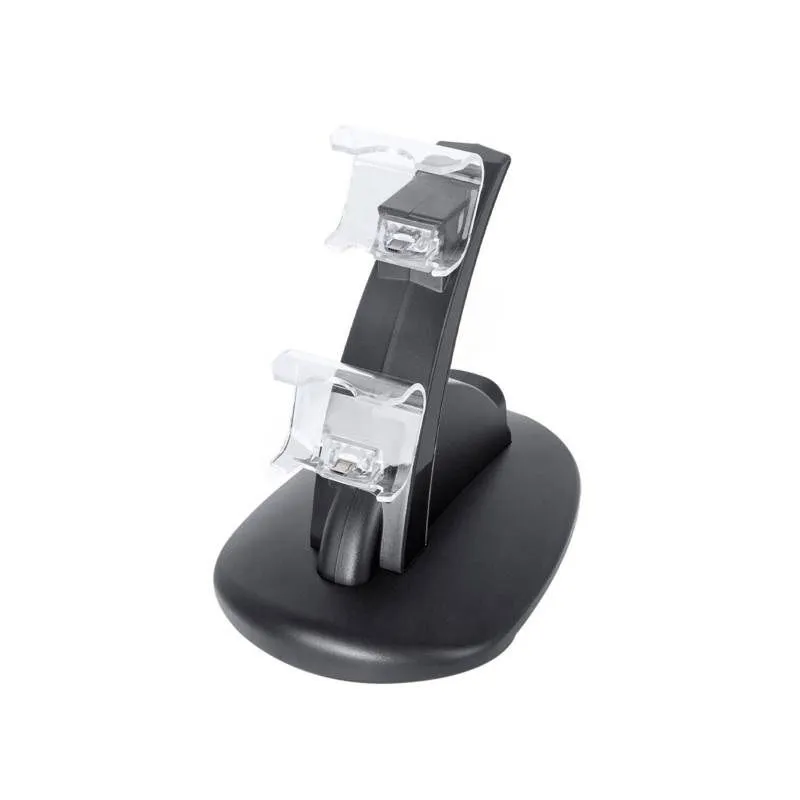 GENERICO - Cargador Doble Mando P4 Compatible Dual Shock 4 Charger