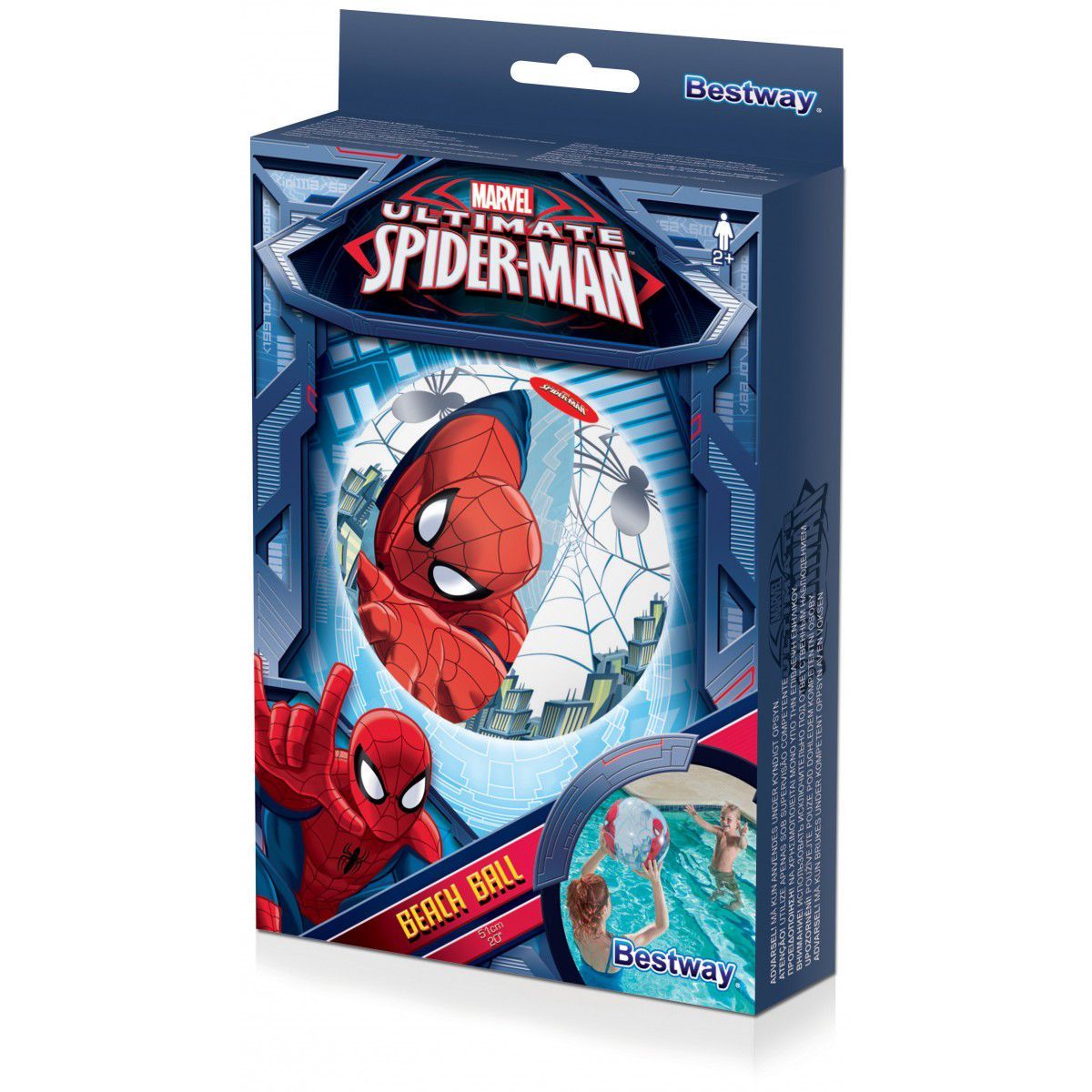 BESTWAY - Bestway - Pelota de playa Hombre Araña 51 cm