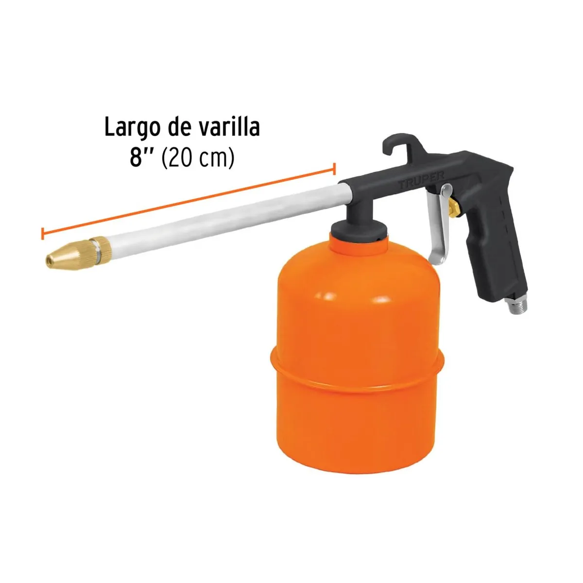 Truper - Pistola de Aire para Limpieza de Motores Truper