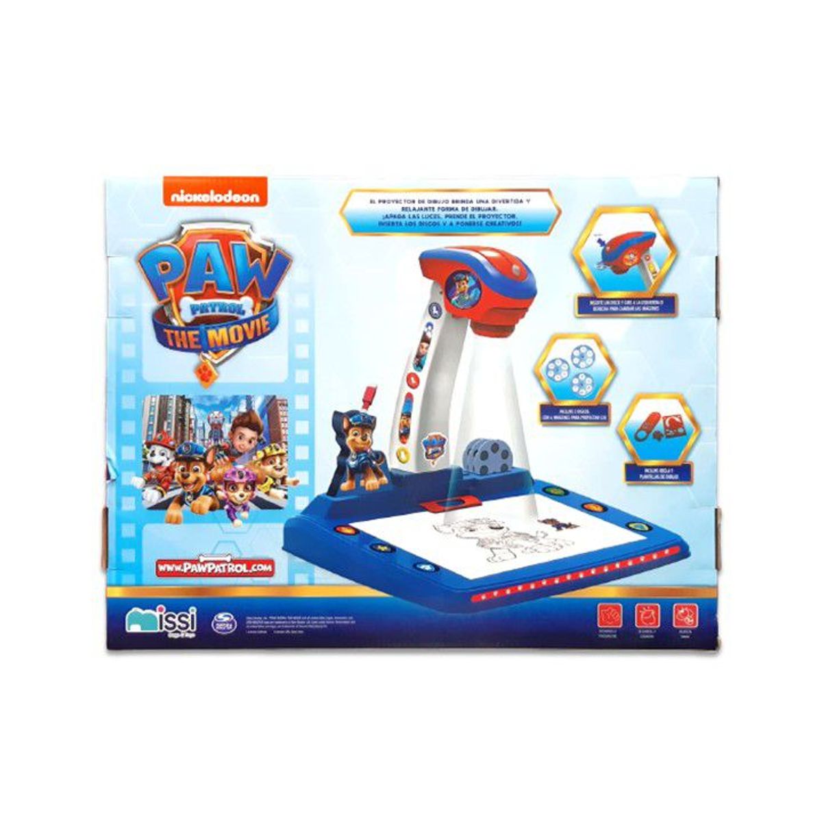 NICKELODEON - SET DE PROYECTOR MÁGICO DE PAW PATROL  NICKELODEON