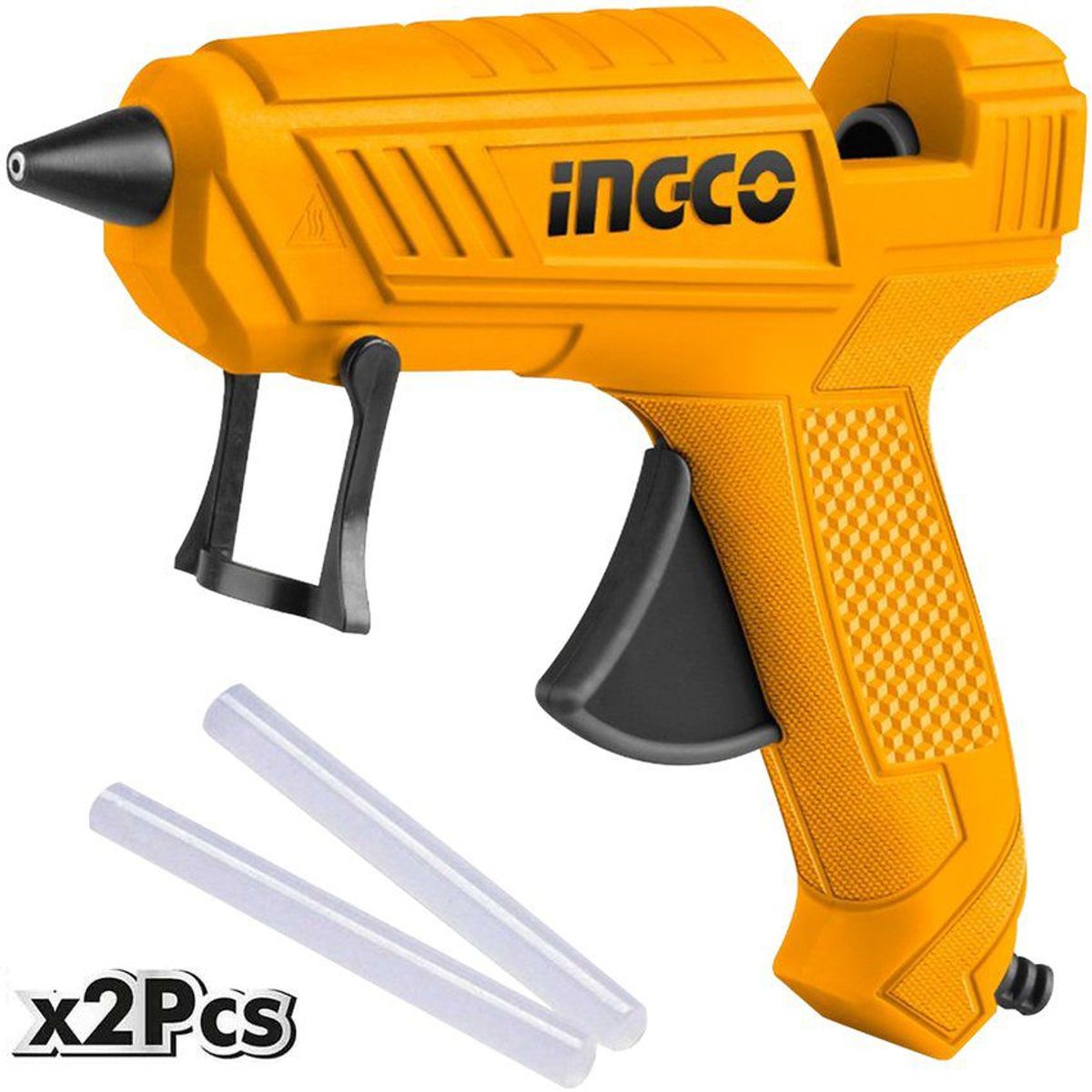 INGCO TOOLS - PISTOLA DE SILICONA CALIENTE 100W 11MM + 2 BARRAS INGCO - GG148