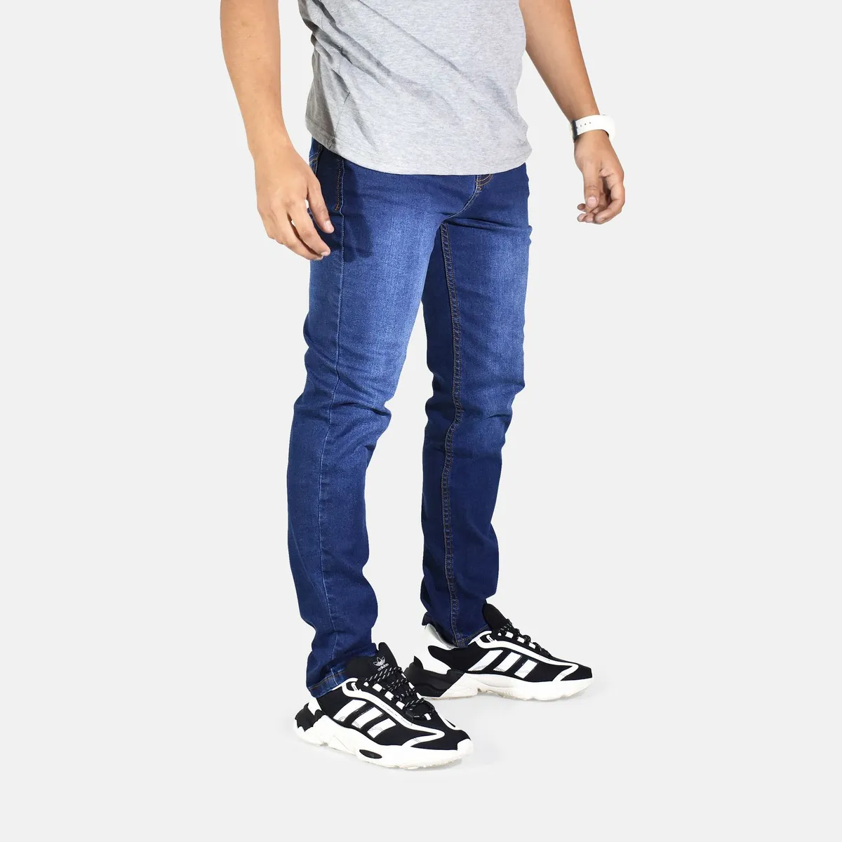 YONISTERS CLOTHING - Denim Jean Semipitillo Stretch Yonisters Clothing Azul