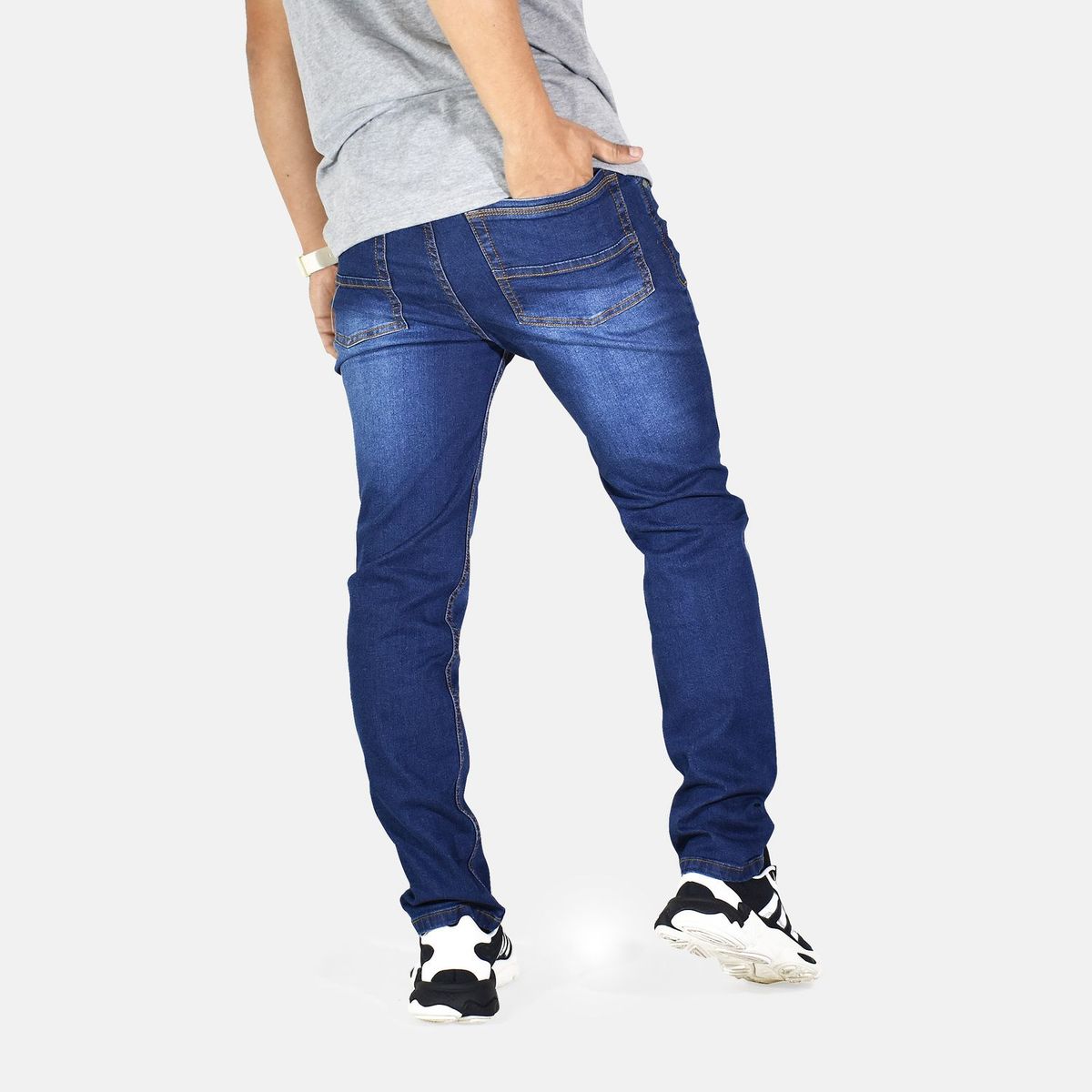 YONISTERS CLOTHING - Denim Jean Semipitillo Stretch Yonisters Clothing Azul